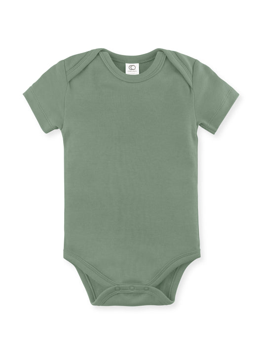 Short Sleeve Classic Bodysuit - Thyme